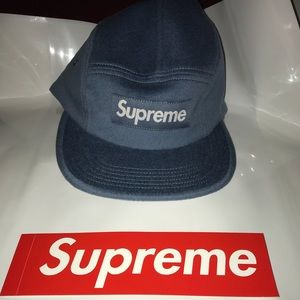 Supreme wool camp cap